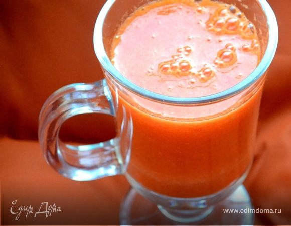 Морковно-мандариновый коктейль Морковно-мандариновый коктейль