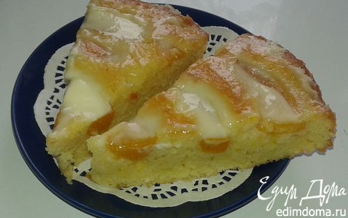 Рецепт Пирог с персиками