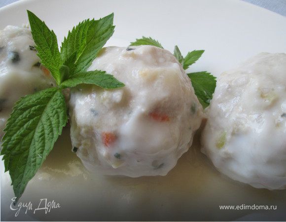 Тефтели индюшачьи с овощами и мятой Тефтели индюшачьи с овощами и мятой