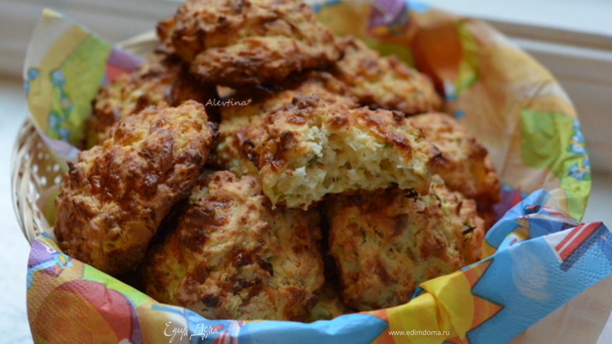 Булочки с цукини и сыром