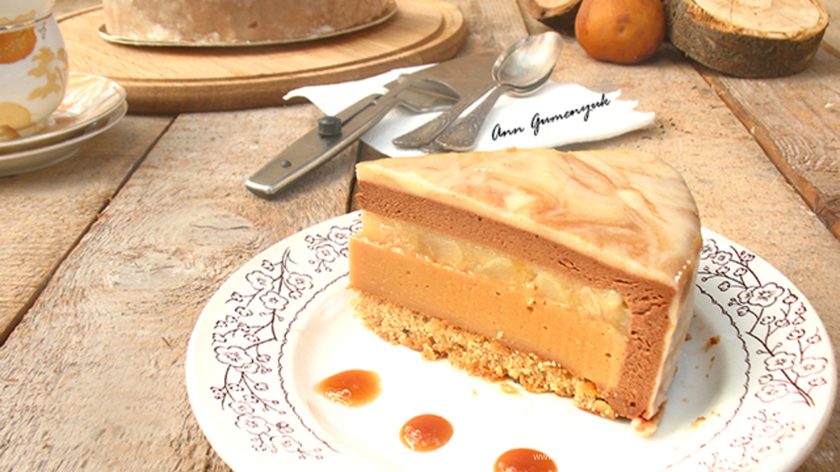 Торт "Карамельная груша"