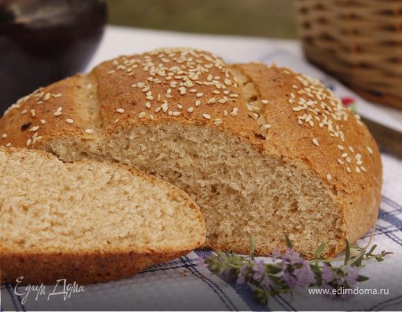 Творожный хлеб с цельнозерновой мукой Творожный хлеб с цельнозерновой мукой