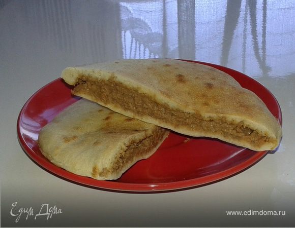 Пита с паштетом из куриной печени