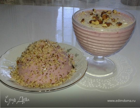 Творожно-ежевичное желе Творожно-ежевичное желе