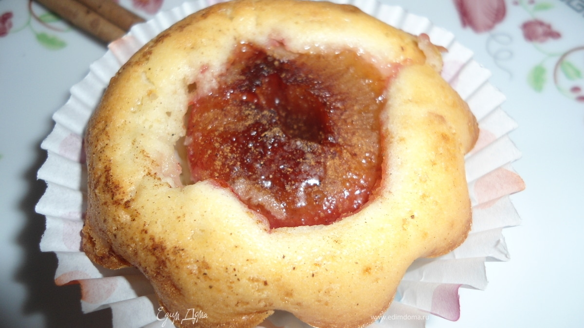 Кексы со сливой