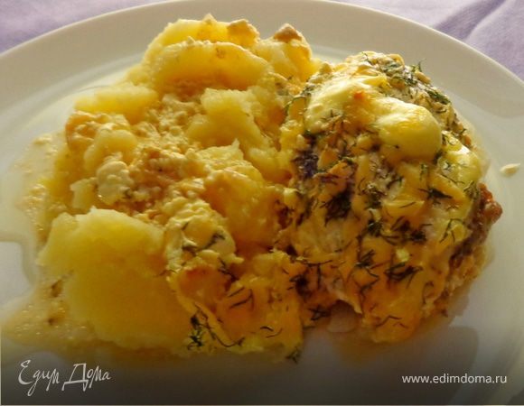 Куриное филе с грибами и баклажанами в сметанном соусе Куриное филе с грибами и баклажанами в сметанном соусе