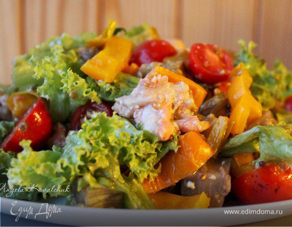 Вкуснейший салат из баклажанов