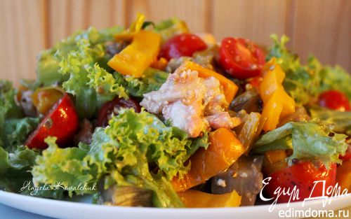 Рецепт Вкуснейший салат из баклажанов