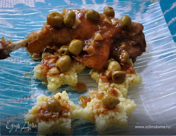 Утка в оливковом соусе