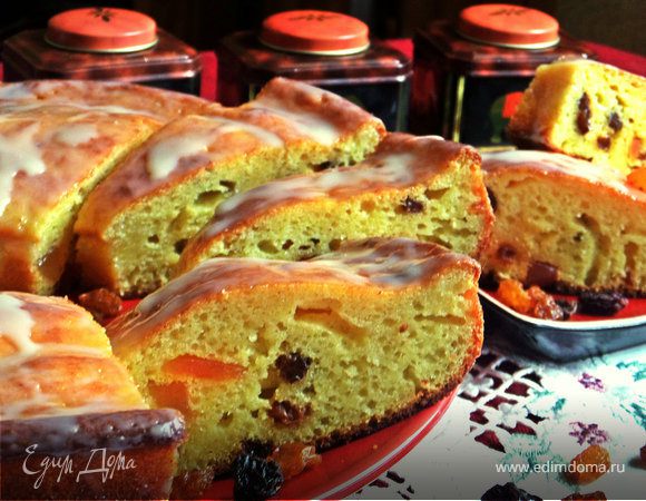 Творожный "манник" со сгущёнкой