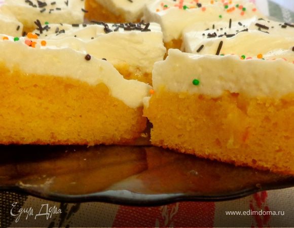 Тыквенный кекс "Оранжевая бомба" Тыквенный кекс "Оранжевая бомба"