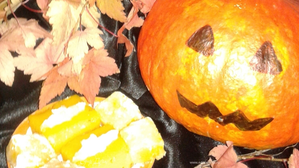 Тыквенный рахат-лукум с семечками