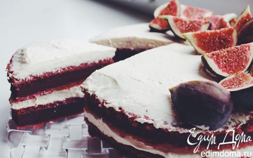 Рецепт Красный бархатный торт (Red Velvet Cake)