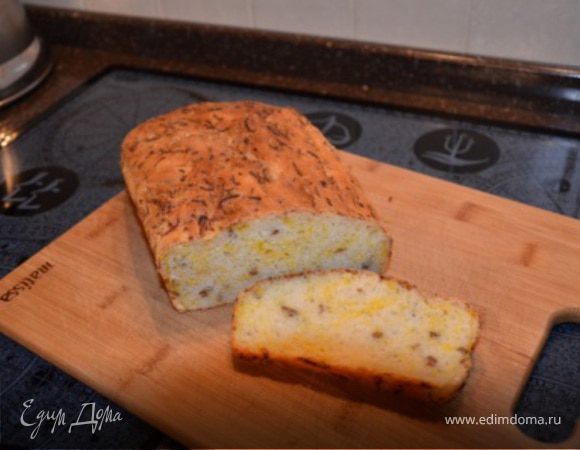 Оливковый хлеб с тыквой и семечками