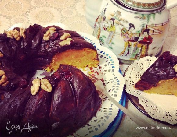 Пряный тыквенно-апельсиновый кекс (ленивый) Пряный тыквенно-апельсиновый кекс (ленивый)