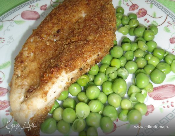 Куриная грудка, запеченная с чесночком 