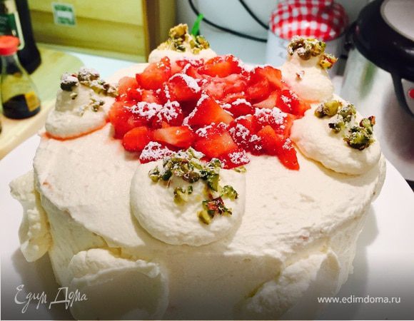 Классический торт "Клубника со сливками" Классический торт "Клубника со сливками"