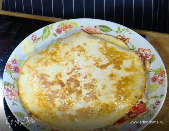 Кесадилья с курицей и сыром 