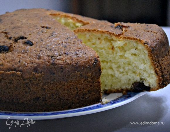 Творожный кекс с изюмом Творожный кекс с изюмом