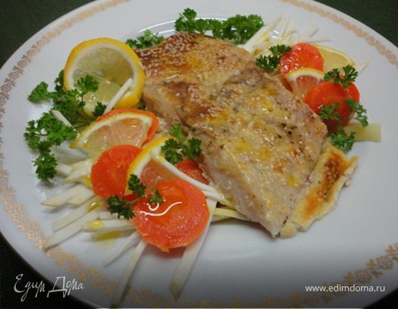 Рыба в кунжуте Рыба в кунжуте