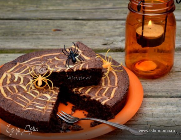 Миндальный брауни праздничный