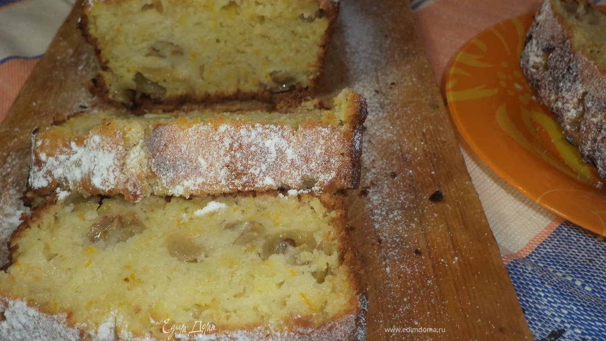 Кекс с виноградом