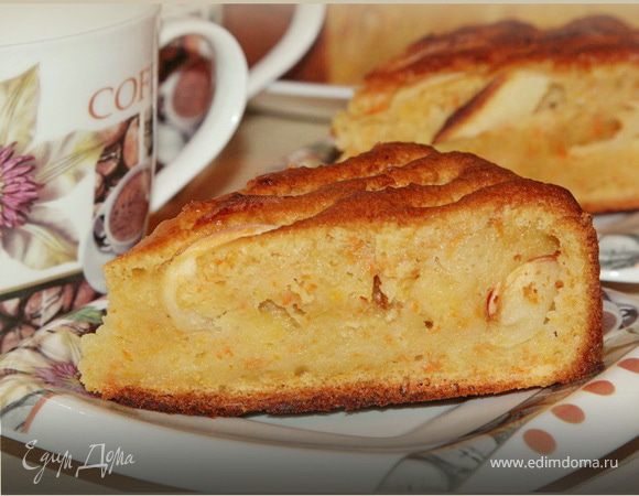 Морковно-яблочный пирог