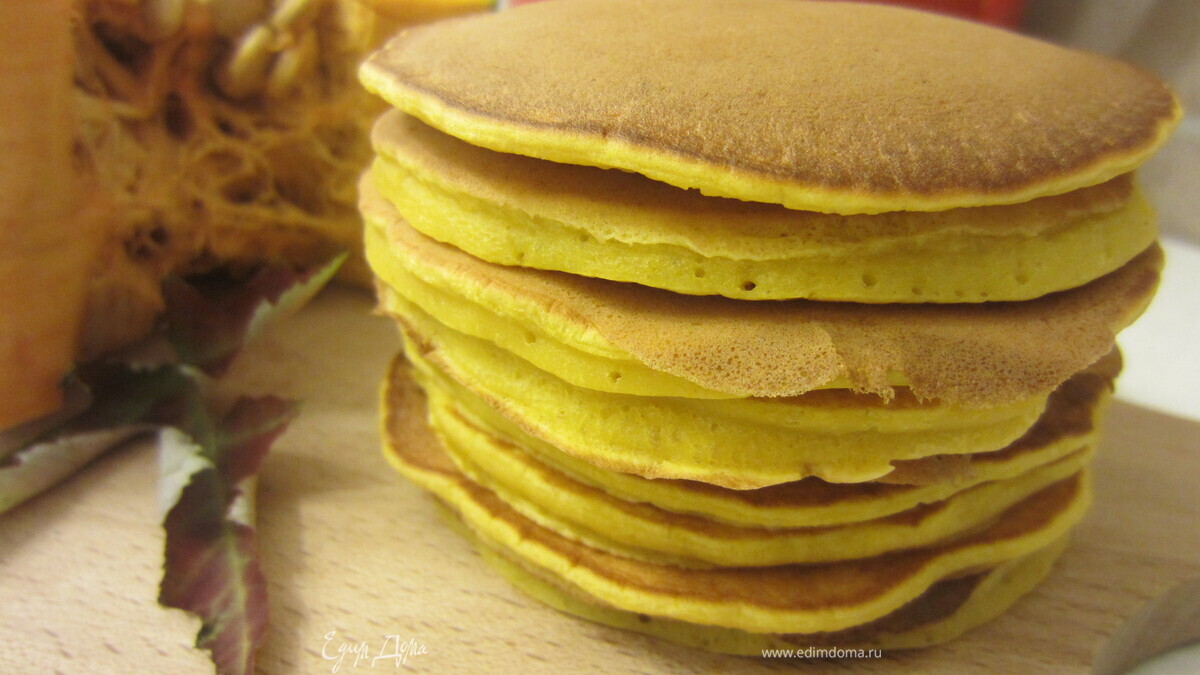 Тыквенные панкейки