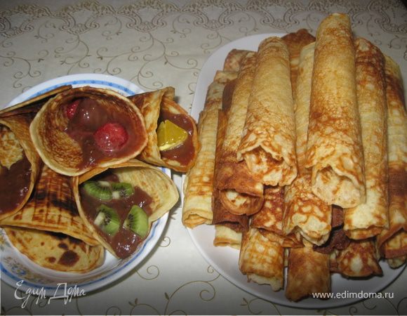 Вафельные трубочки с кремом «Нутелла» Вафельные трубочки с кремом «Нутелла»