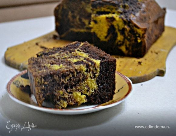 Тыквенно-шоколадный кекс