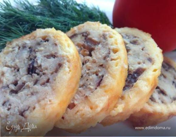 Очень вкусный куриный рулет