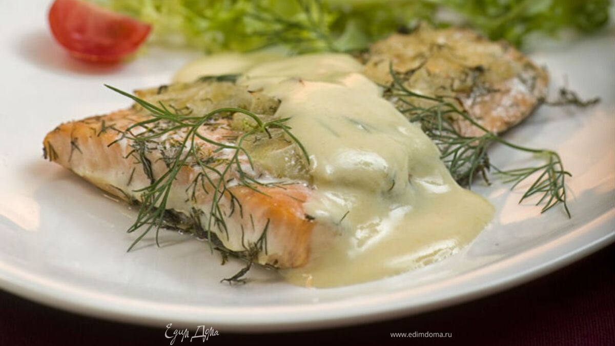 Лосось, запеченный с лаймом