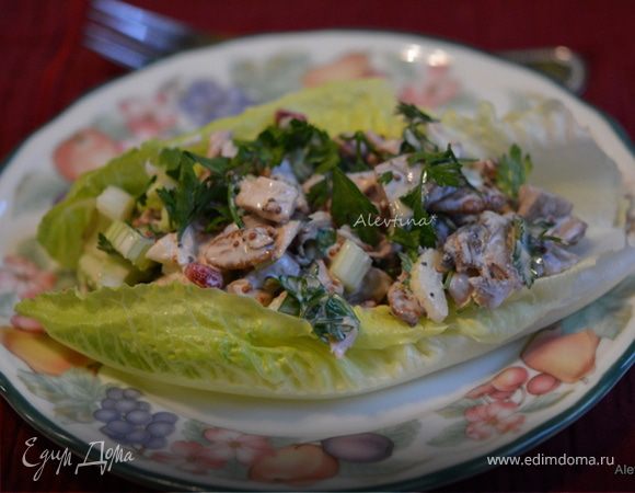 Салат куриный с гранатом Салат куриный с гранатом