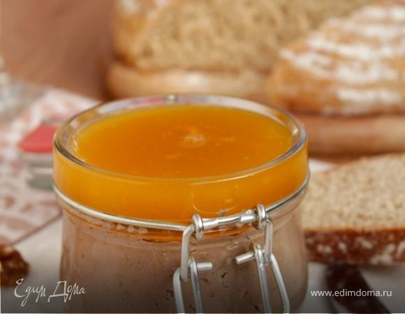 Паштет с облепиховым желе Паштет с облепиховым желе