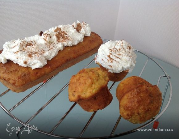 Яблочно-морковные кексы Яблочно-морковные кексы