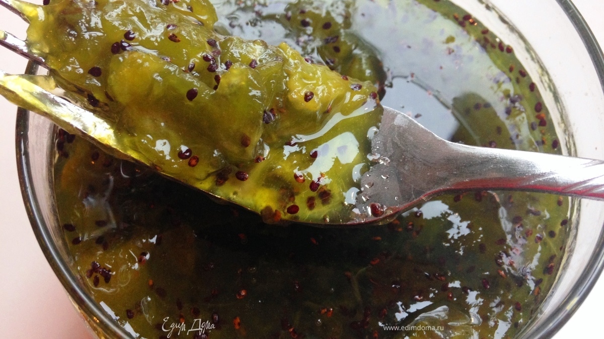 Моментальное варенье из киви