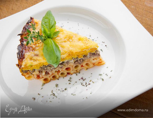 Запеканка с фаршем под тыквенной шубкой