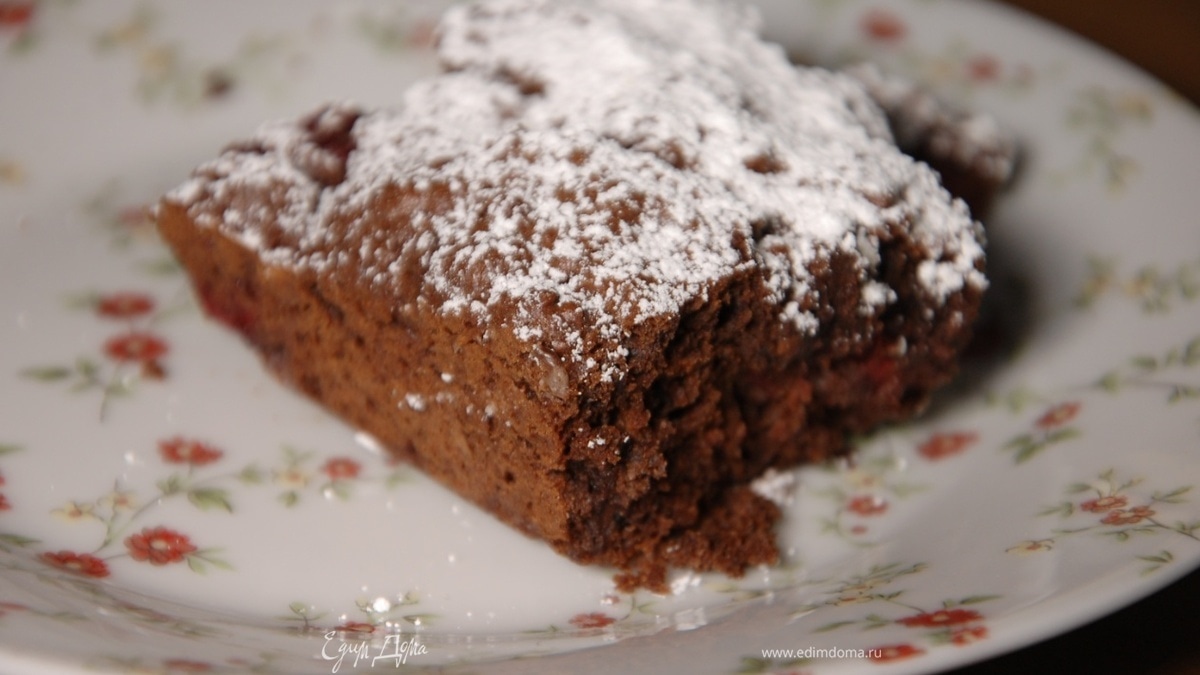 Брауни с вишней