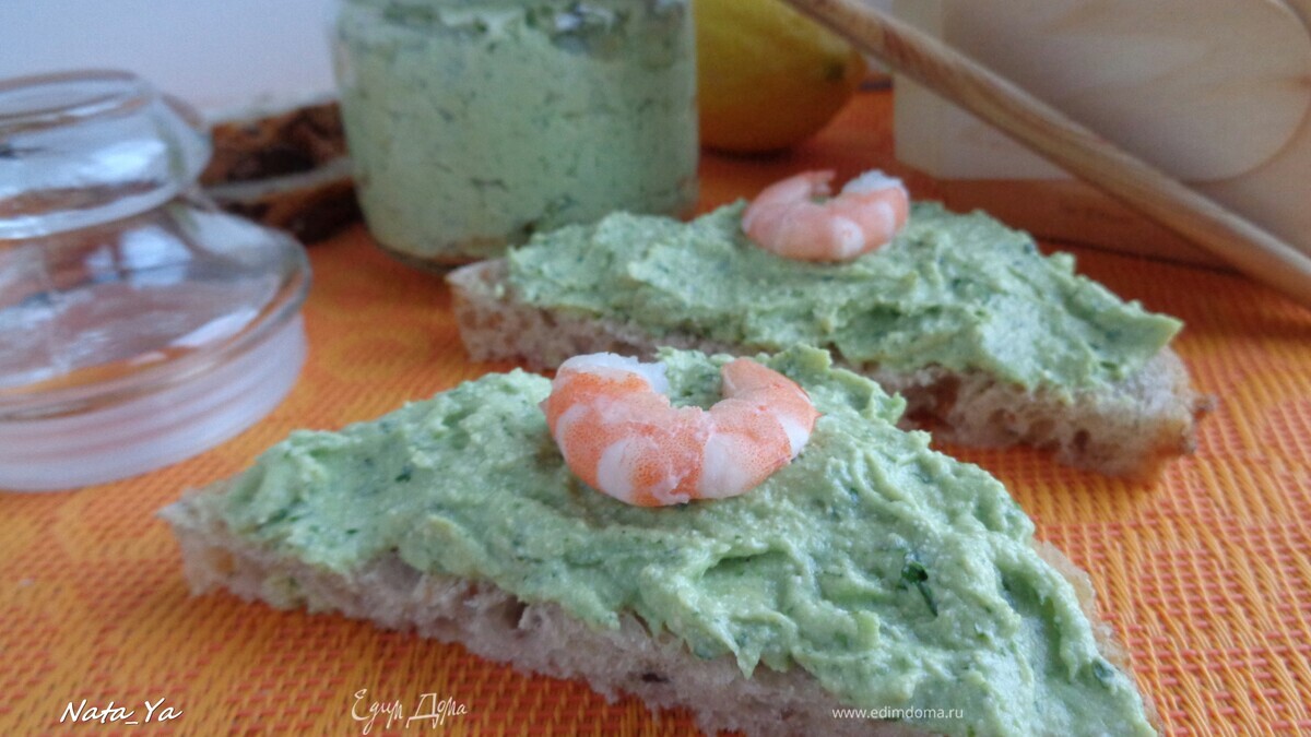 Нежный мусс из авокадо с тофу