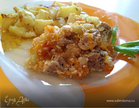 Свинина тушеная с тыквой Свинина тушеная с тыквой