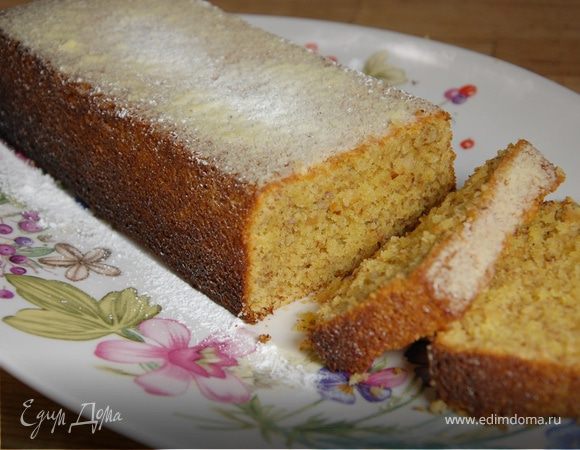 Миндальный пирог на поленте и рисовой муке Миндальный пирог на поленте и рисовой муке