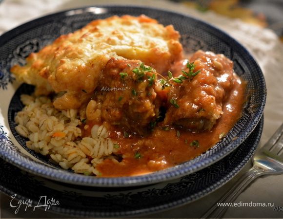 Кобблер с говяжьими ребрышками Кобблер с говяжьими ребрышками