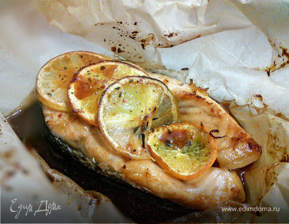 Лосось в соевом соусе Лосось в соевом соусе