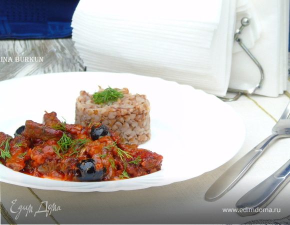 Печенка в пикантном соусе Печенка в пикантном соусе