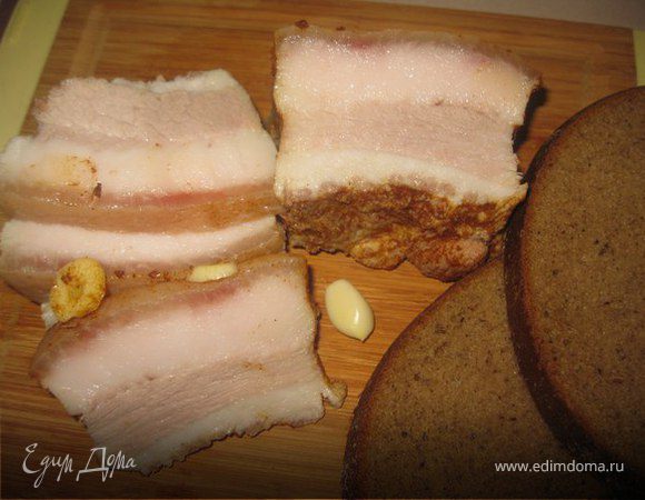 Сало в луковой шелухе Сало в луковой шелухе