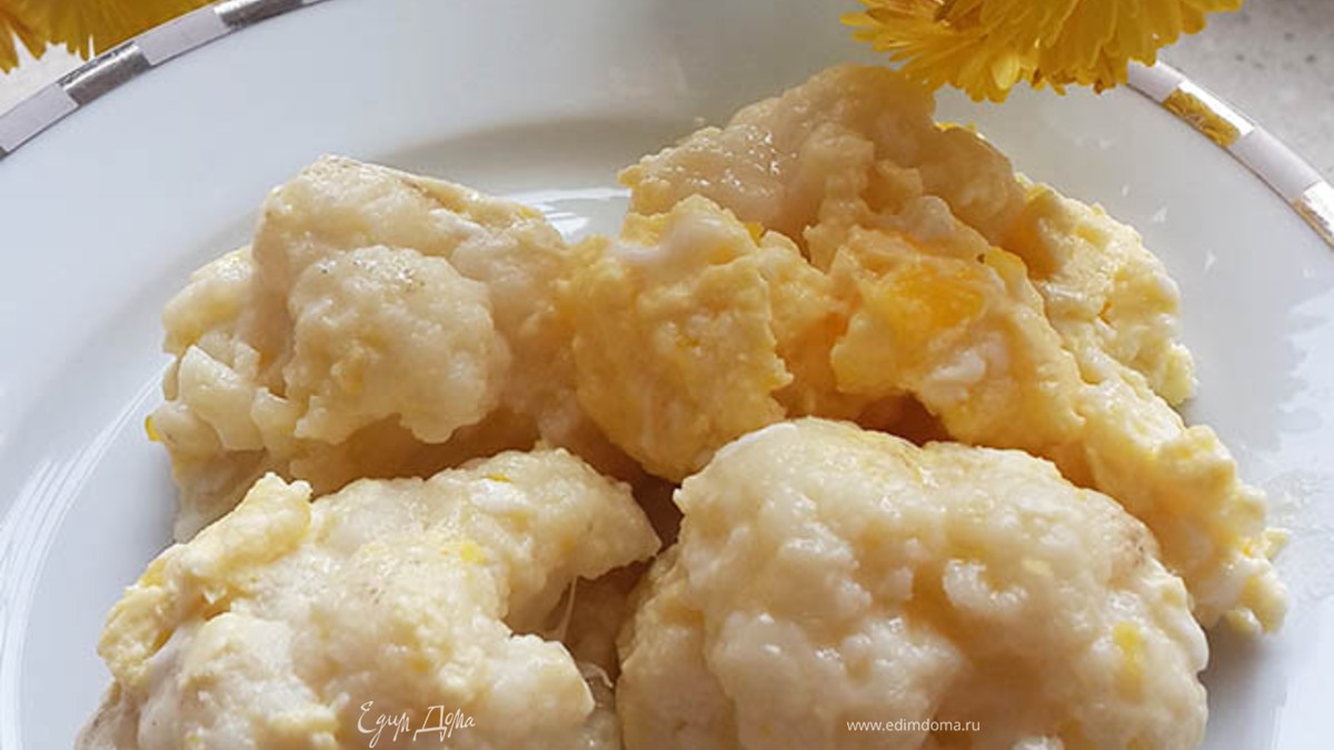 Быстрый омлет с цветной капустой