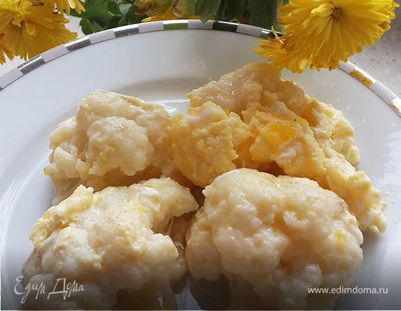 Быстрый омлет с цветной капустой