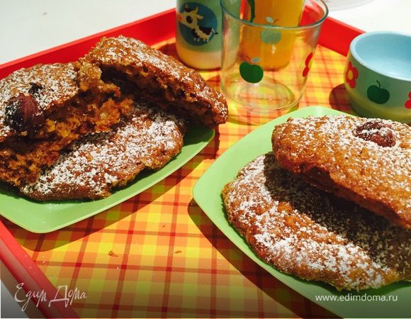 Вкуснейшее овсяно-банановые печенье 