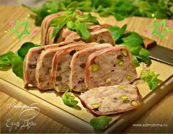 Террин из индейки с фисташками и каперсами Террин из индейки с фисташками и каперсами