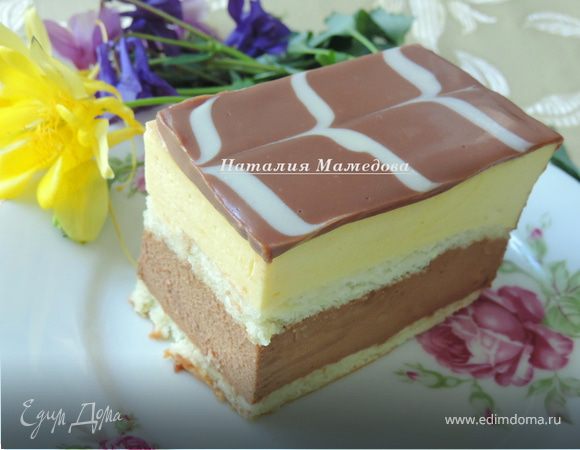 Муссовое пирожное "Апельсин в шоколаде"